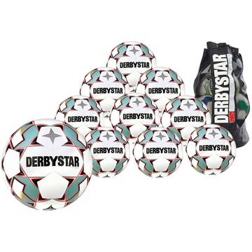 Derbystar Stratos TT Trainingsball v23 122038 10-er Ballpaket inkl. Ballsack