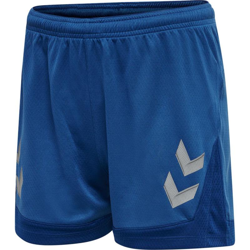 Short Handball Femme - Hummel - Hmlongrid - Gris - Tissu Mesh Léger