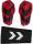 POPPY RED/TRANSPARENT