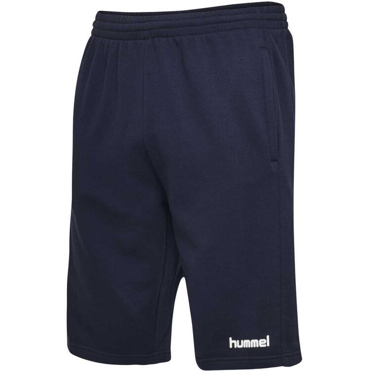 Bermuda Hummel Hmlgo Kids In Cotone - Unisex, Vita Alta, Con Chevron, Taglia 176 - Foto 2
