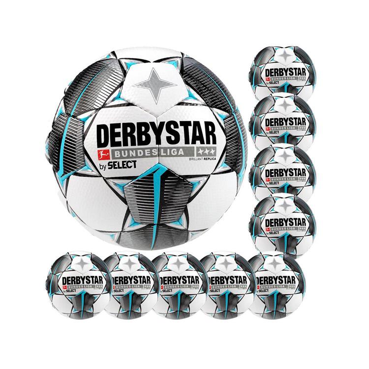 Ballpaket 10 Derbystar Bundesliga Trainingsball Brillant