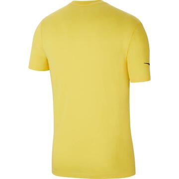 Nike Team Club 20 T-Shirt Kinder - Farbe: TOUR YELLOW/BLACK - Gr. S - CZ0909-719