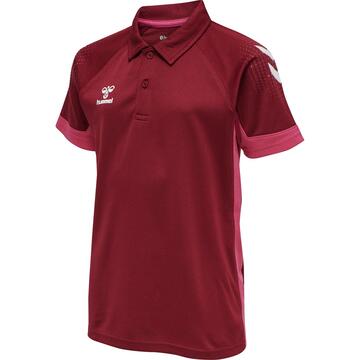 HUMMEL hmlLEAD FUNCTIONAL KIDS POLO 211375 BIKING RED Gr. 176