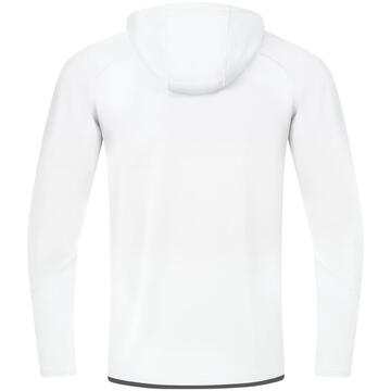Jako Trainingsjacke Challenge mit Kapuze 6821 wei�/anthra light Gr. 128