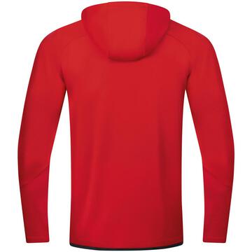 Jako Trainingsjacke Challenge mit Kapuze 6821 rot/schwarz Gr. XXL