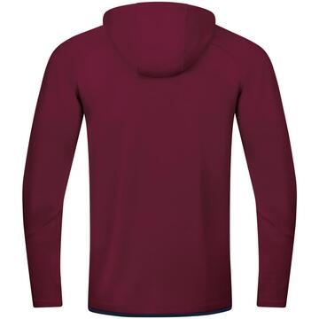 Jako Trainingsjacke Challenge mit Kapuze 6821 maroon/marine Gr. 152