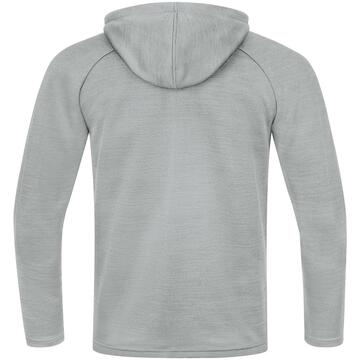 Jako Freizeitjacke Challenge mit Kapuze 9821 hellgrau meliert/anthra light Gr. 36