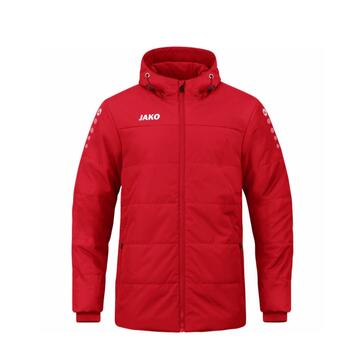 Jako Coachjacke Team mit Kapuze 7103-100 rot Gr. S