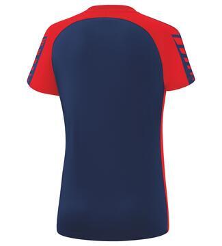Erima Six Wings T-Shirt Damen new navy/rot 44