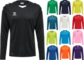 hummel Core XK Poly Trikot Herren Langarm 211461-8729 BLUE DANUBE - Gr. M