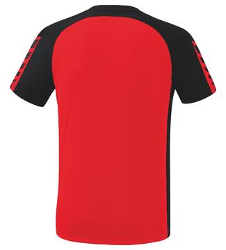 Erima Six Wings T-Shirt Erwachsene rot/schwarz Gr��e: L