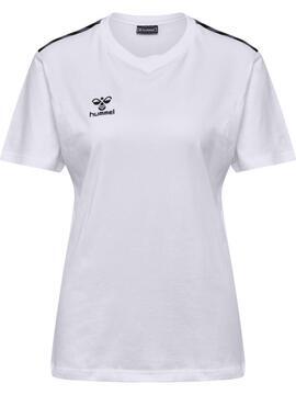 Hummel Authentic 24 Co T-Shirt  Woman 220009 WHITE - Gr. 2XL