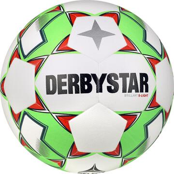 Derbystar Brillant DB S-Light v23 Jugend-Trainingsball 1034300149 weiss gr�n rot - Gr. 3