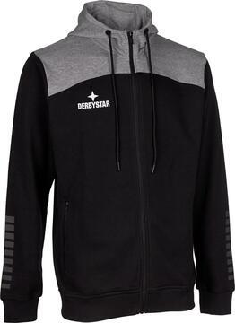 Derbystar Kapuzen-Sweatjacke Ultimo v23 Kinder 6082152290 schwarz grau - Gr. 152