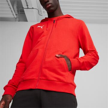 Puma teamGOAL Casuals Hooded Jacket 658595 PUMA Red-PUMA White - Gr. L
