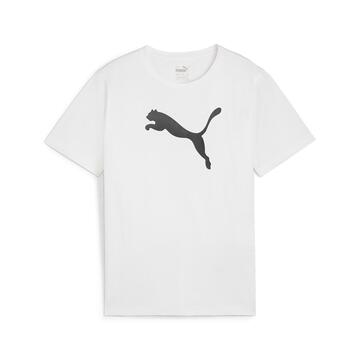 Puma teamRISE Logo Jersey Cotton Jr 658707 PUMA White-PUMA Black - Gr. 152