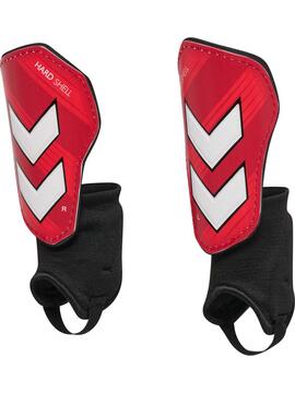 hummel Shin Guards Hard Shell Schienbeinschoner 224971 POMPEIAN RED - Gr. XS