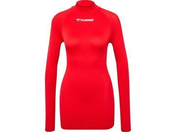hummel Baselayer Comfort 2.0 Mockneck Langarmshirt 225527 TRUE RED - Gr. L