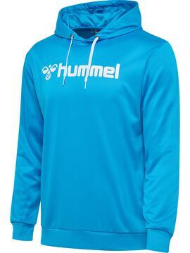 hummel Logo Hoody 226165 DIVA BLUE - Gr. M