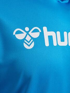 hummel Logo Hoody 226165 DIVA BLUE - Gr. M