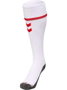 hummel Core Football Socks Sockenstutzen 226908 WHITE/TRUE RED - Gr. 35-38