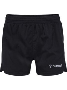 hummel Run Shorts Damen 227250 BLACK - Gr. 2XL
