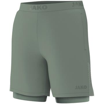 Jako 2-in-1 Short Power 6276 mintgr�n - Gr. 34