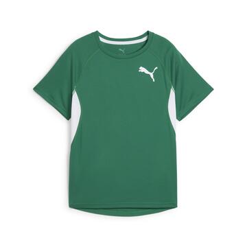 Puma Cross The Line 3.0 T-Shirt Kinder 526758 Power Green 140