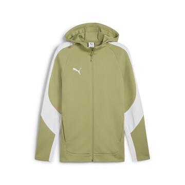 Puma TeamEVOSTRIPE Kapuzenjacke 659947 Calming Green-PUMA Silver-PUMA White - Gr. XXL