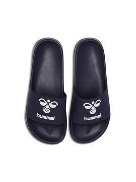 hummel Essential Pool Slide Badelatsche 232682 PEACOAT - Gr. 45