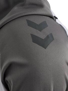 hummel Lead 2.0 Kapuzenjacke Damen 223761 WHITE/STEEL GRAY - Gr. XL