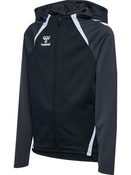 hummel Lead 2.0 Kapuzenjacke Kinder 223760 BLACK/ASPHALT - Gr. 140