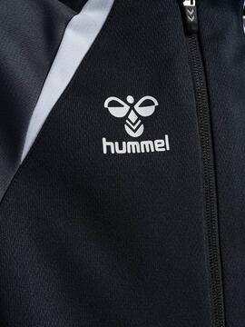 hummel Lead 2.0 Kapuzenjacke Kinder 223760 BLACK/ASPHALT - Gr. 140