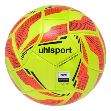 Uhlsport Revolution Thermobonded Spielball 100176202 fluo gelb/fluo rot/schwar - Gr. 5