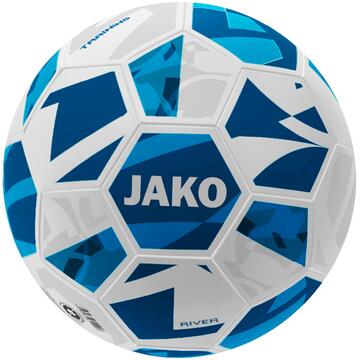 Jako Trainingsball River 2342 wei�/navy - Gr. 5