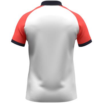 Jako Polo Dynamic 6370 wei�/coral/marine - Gr. L