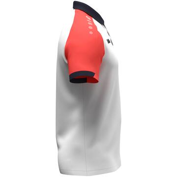 Jako Polo Dynamic 6370 wei�/coral/marine - Gr. L