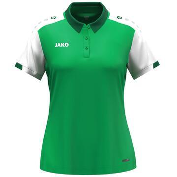 Jako Polo Dynamic Damen 6370D gr�n/wei�/dunkelgr�n - Gr. XL (46/48)
