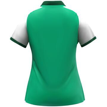 Jako Polo Dynamic Damen 6370D gr�n/wei�/dunkelgr�n - Gr. XL (46/48)