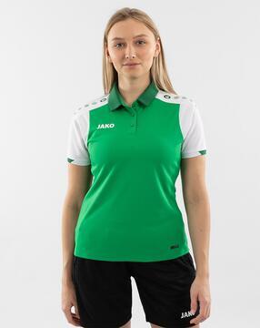 Jako Polo Dynamic Damen 6370D gr�n/wei�/dunkelgr�n - Gr. XL (46/48)