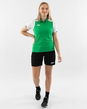 Jako Polo Dynamic Damen 6370D gr�n/wei�/dunkelgr�n - Gr. XL (46/48)