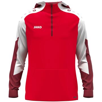 Jako Zip Hoodie Dynamic 6770 rot/wei�/dunkelrot - Gr. L