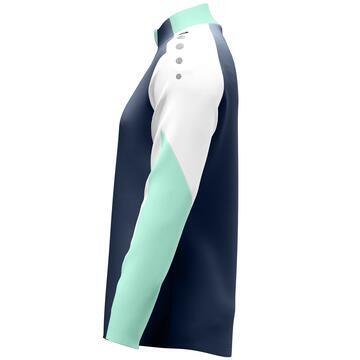 Jako Polyesterjacke Dynamic Damen 9370D marine/wei�/minze - Gr. XL (46/48)