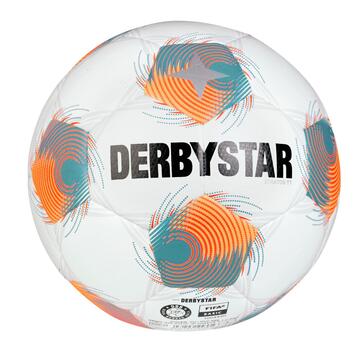 Derbystar Stratos TT DB v25 Trainingsball 122046 weiss orange blau - Gr. 5