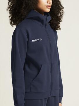 Craft Community 2.0 Logo FZ Hoodie Damen 1915296 Navy - Gr. XXL