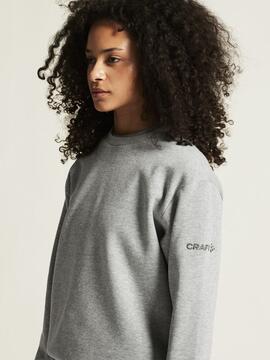 Craft Community 2.0 R Neck Sweatshirt Damen 1915300 Grey Melange - Gr. XXL