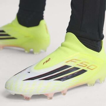 adidas F50 Elite Laceless FG Born For Goals Pack Fu�ballschuhe JR6458 TESOYE/CBLACK/LUCRED - Gr. 42 2/3